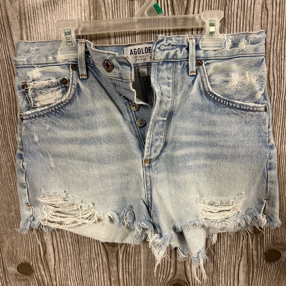 Agolde denim shorts sz 27